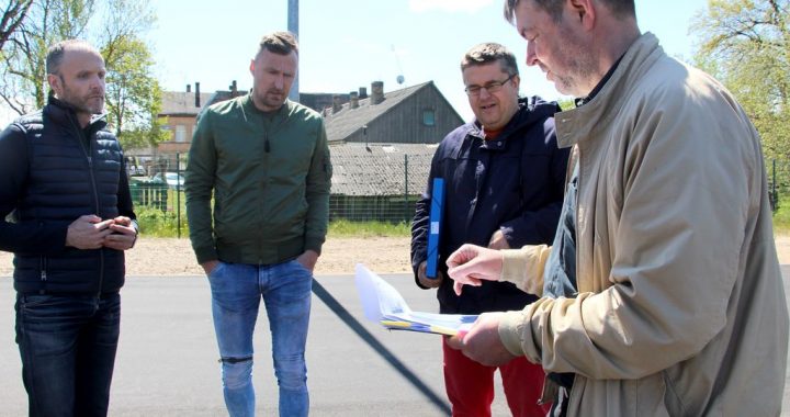 Porziņģa basketbola laukumu plāno pabeigt jūnijā