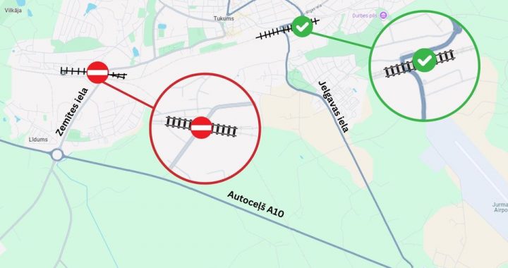 Remontēs Tukums II dzelzceļa pābraukutvi. Kā kursēs autobusi?