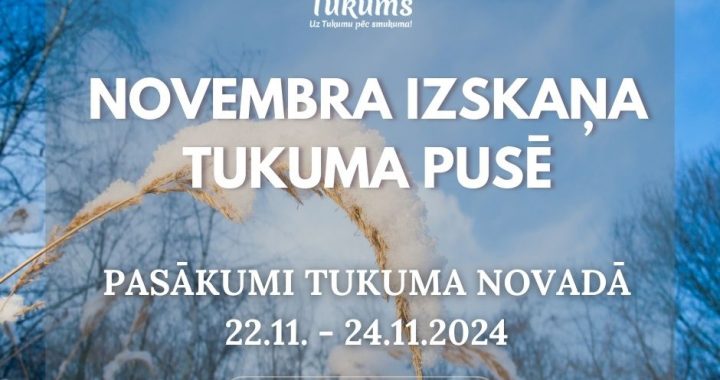 Nedēļas nogalē Tukuma novadā